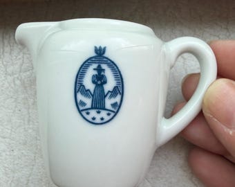 Platterhof Hotel Creamer Rare WWII-era Nazi German Historical Memorabilia