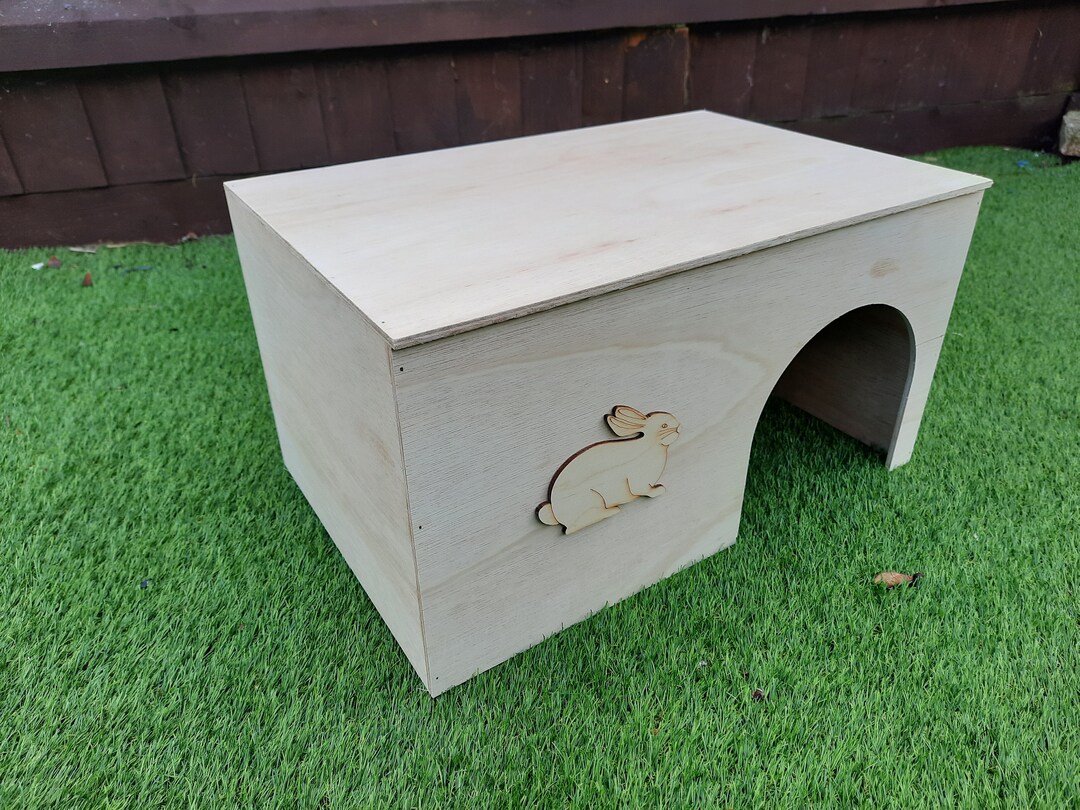 New Large RABBIT House/ Shelter/ Hide. FULLY ASSEMBLED Just Take Out of ...