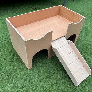MY UPDATED DESIGN Guinea Pig house /Castle shelter hide.