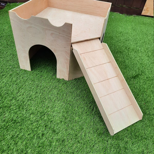 New large Rabbit version of my original design corner house /castle