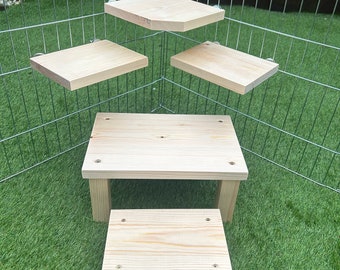 5 pack (3 shelves and 2 platforms) for Guinea pigs / chinchillas/ degu /rats / small animals