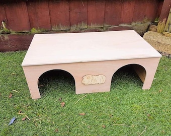 In and out double entrance guinea pig shelter/hide/house