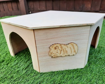 New double entrance guinea pig corner shelter (fully assembled)