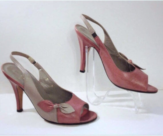 Vintage Halston Shoes Designer Heels 