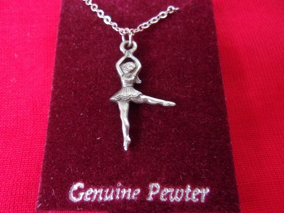 Ballet dancer necklace deals