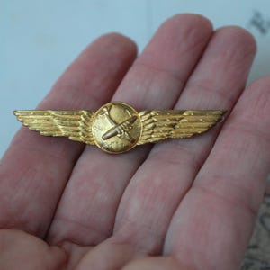 【超レア】パンアメリカン航空 パイロット ウイング ピンバッチ 1930s/ 40s WWII Era Pan American Airlines Airways Martin-130