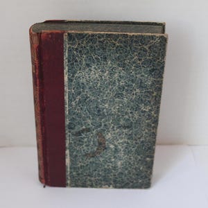 Beautiful Antique Victorian Era Poetry Book, Poems By William Cowper, Esq, Of The Inner Temple, LGBT Poet, Hymn Writer, Leather Spine 1880s