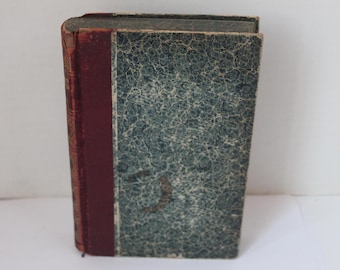 Beautiful Antique Victorian Era Poetry Book, Poems By William Cowper, Esq, Of The Inner Temple, LGBT Poet, Hymn Writer, Leather Spine 1880s