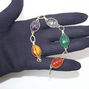Sterling silver deals scarab bracelet