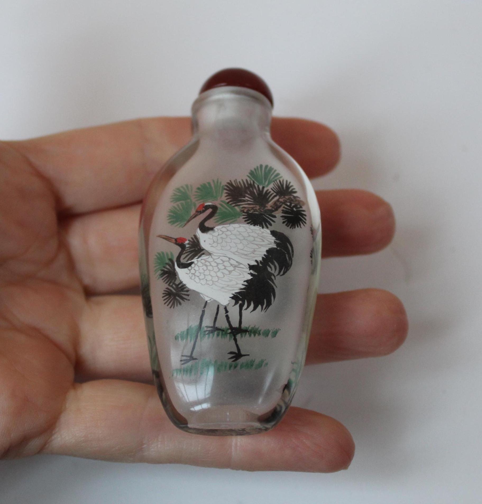 Reverse Painted Snuff Bottles Japanese - Etsy
