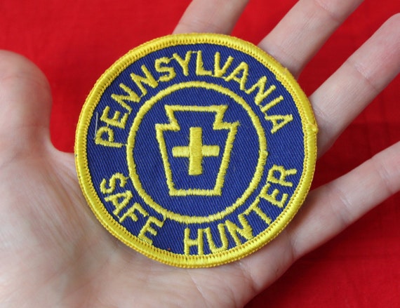 Vintage Pennsylvania Safe Hunter Older Patch, Old… - image 1