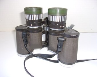 Vintage Night Vision Adapted Binoculars by Siam Cat Optics, Focal, Zoom 7X to 15X 35, Field of View at 7X, Powerful, Great Quality