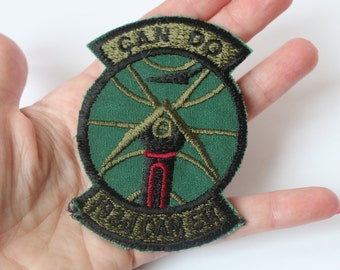 Vintage USAF US Air Force Patch Can Do 193rd Cam Squadron Patch, Original USAF Unused Military Patch