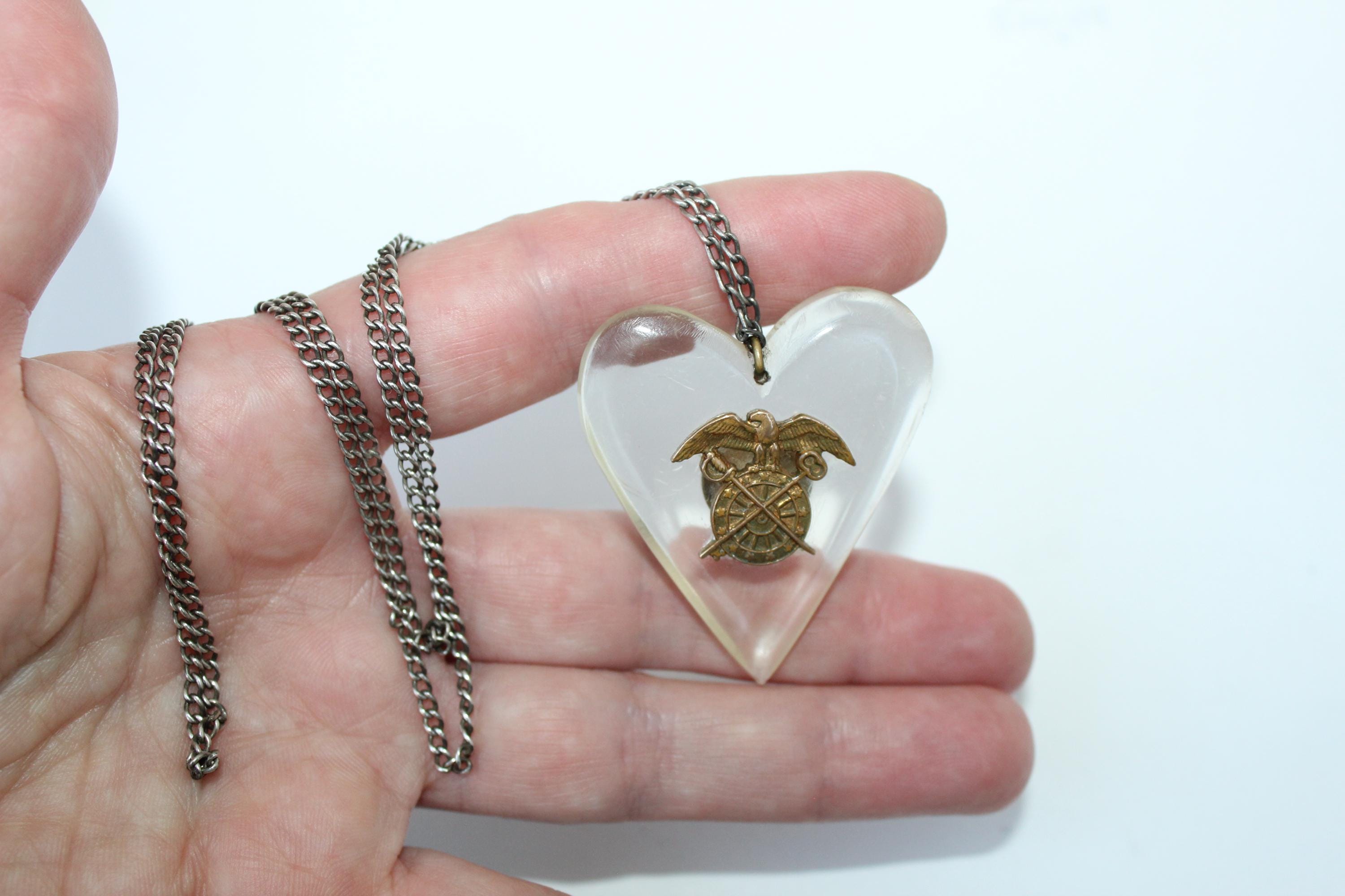 Vintage Scarce WWII Era 1940s Sweetheart Jewelry US Army