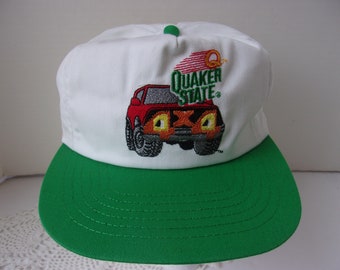 Vintage Quaker State Baseball Trucker Hat Cap, Jeep 4 X 4 Limited Edition, Made in U.S.A. Adjustable, Never Worn Excellent Condition Oil Hat