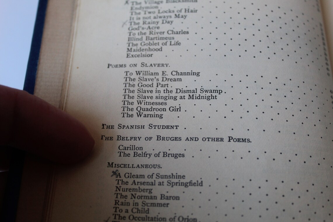Antique Victorian Era Poetry Book 1891 The Poetical Works of Etsy