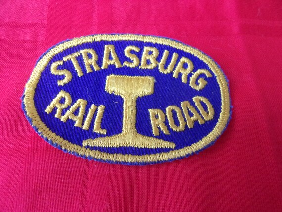 Vintage Strasburg Railroad Patch, Strasburg, PA E… - image 1