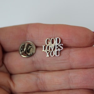 God Loves You Pin - Etsy