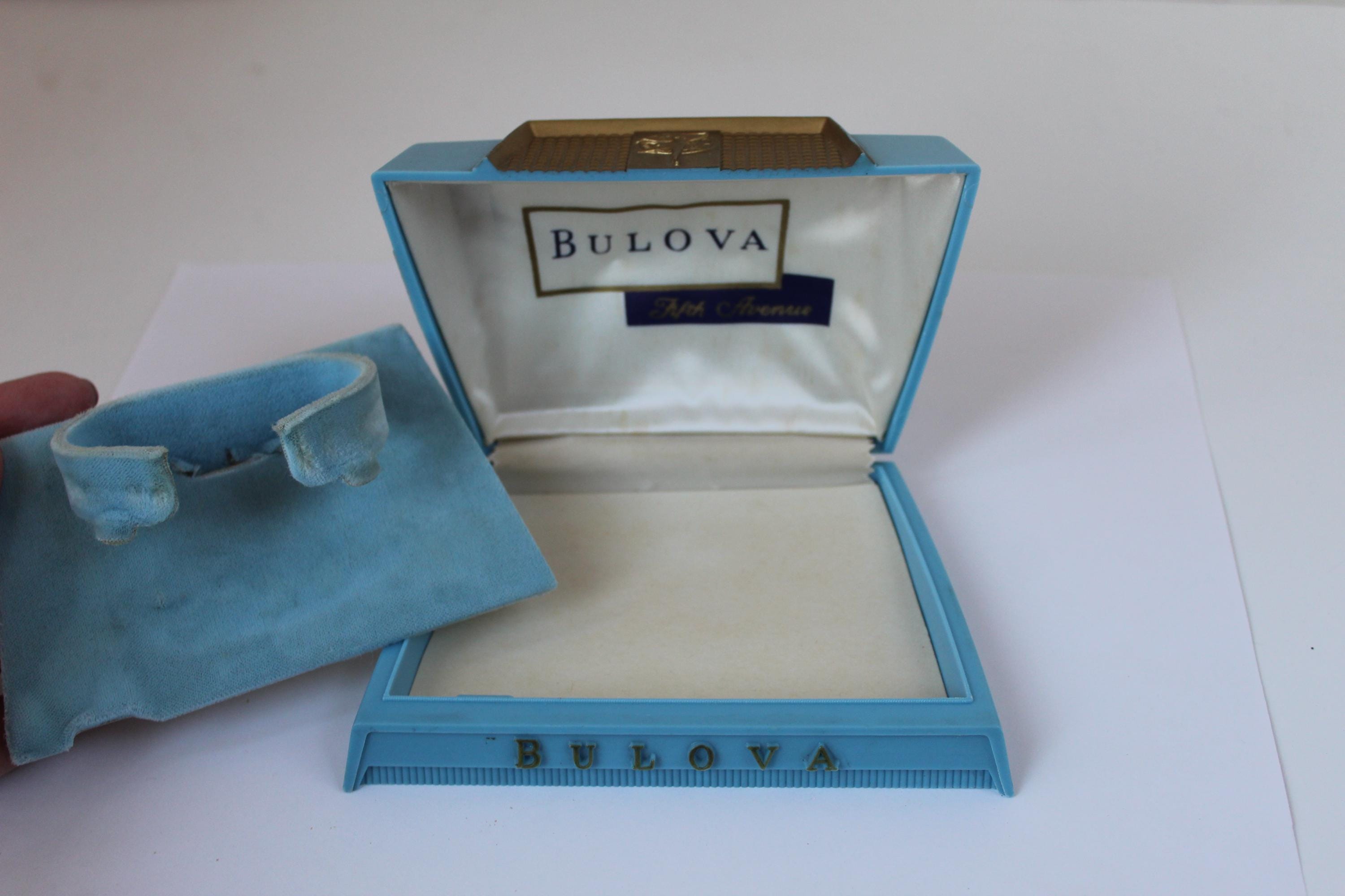 Vintage Art Deco BULOVA Celluloid Watch Box, Art Deco Nude 