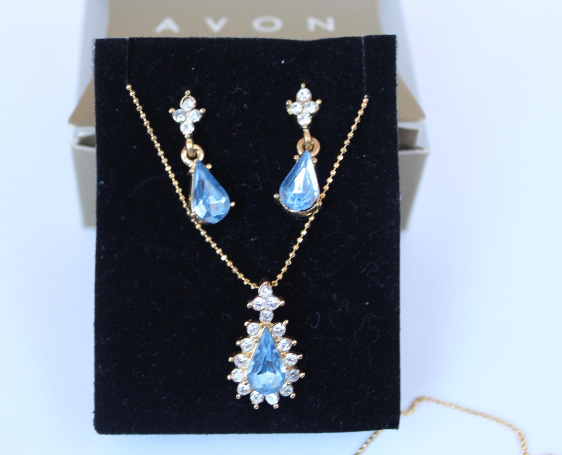 Set De Bijoux Avon 'Can't Leaf You Alone' - Collier, Bracelet, Boucles D'oreilles - Neuf Dans Sa Boîte