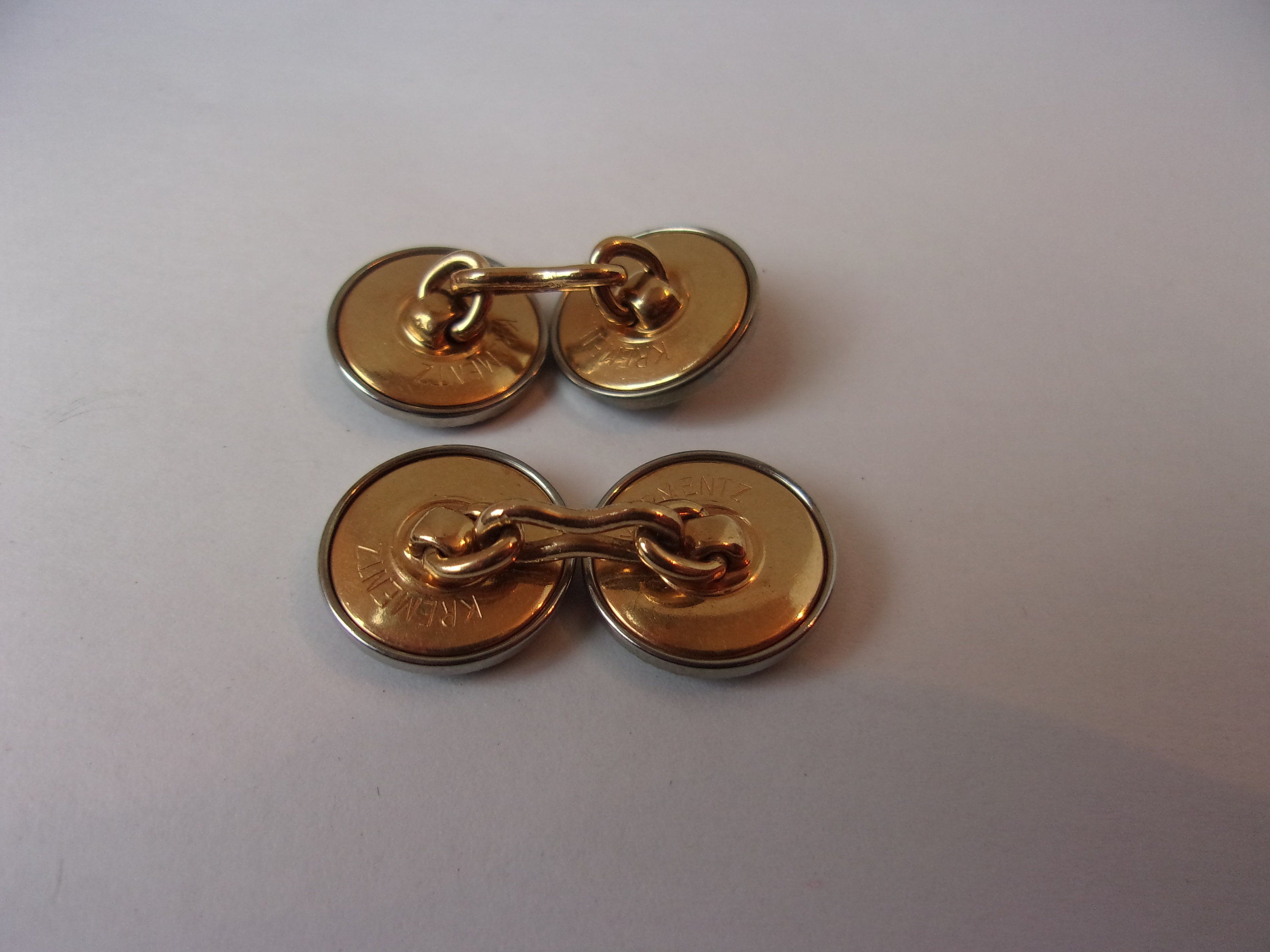 Antique Krementz Cuff Links Art Deco 1920's Black Mother Etsy