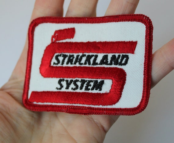 Vintage Trucker Trucking Patch, STRICKLAND System Logistics Patch, Transportation Patch, Unused Excellent Condition