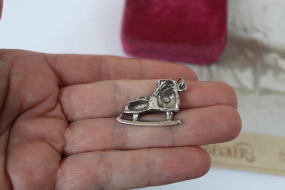 Vintage Older Solid Sterling Silver Detailed Ice … - image 3