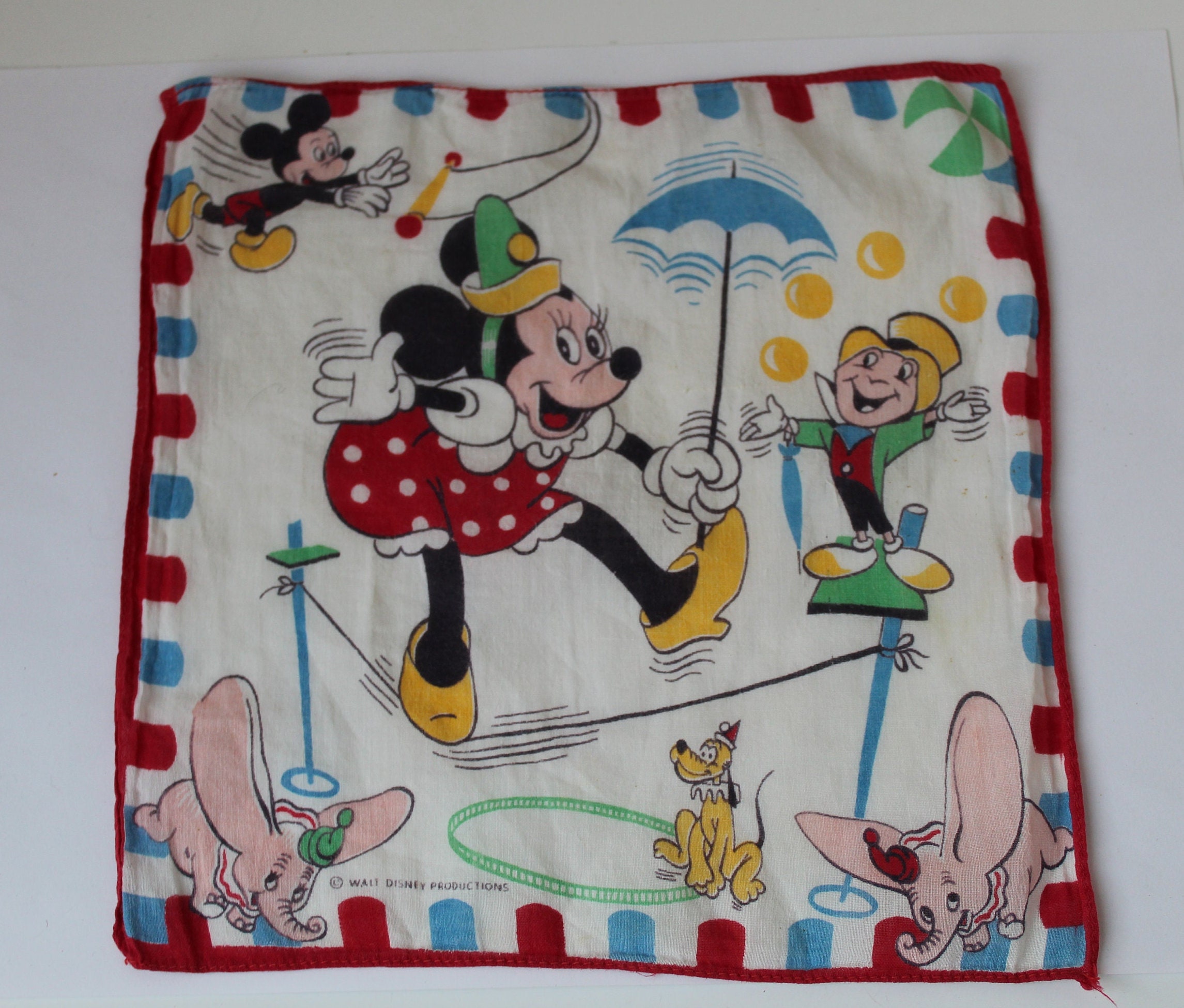 Vintage 1950s Mickey Mouse, Minnie Mouse Circus Kitsch 