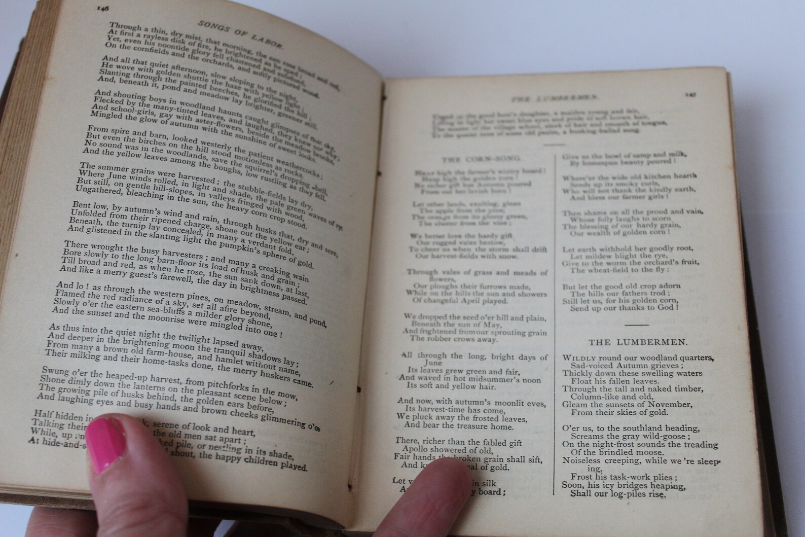 Antique Victorian Era Poetry Book 1883 The Poetical Works of Etsy