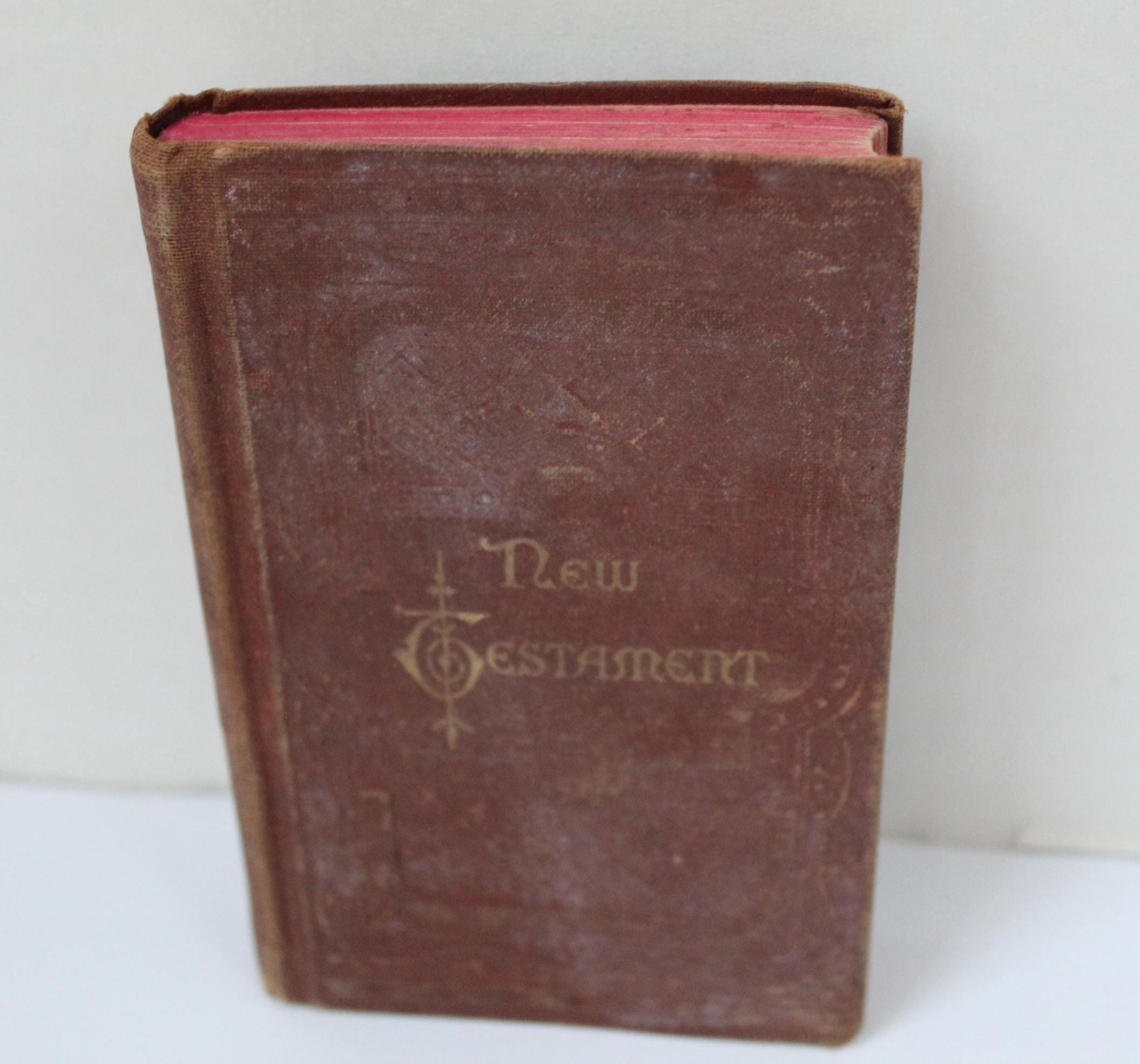 Antique Gothic Bible - Etsy