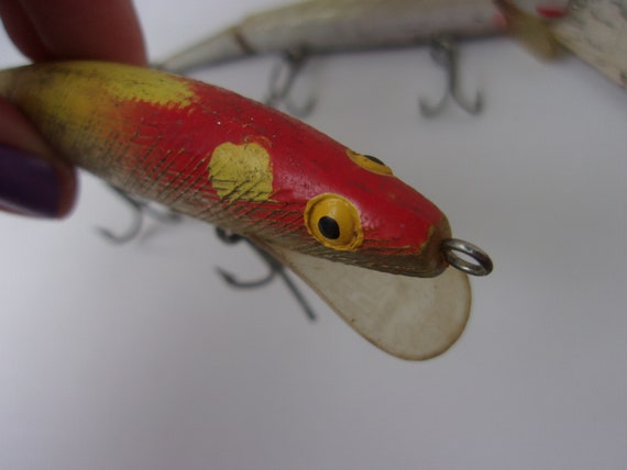 Yellow Red Fish Lures Made Usa Floater Minnow Lures Fishing Cabin