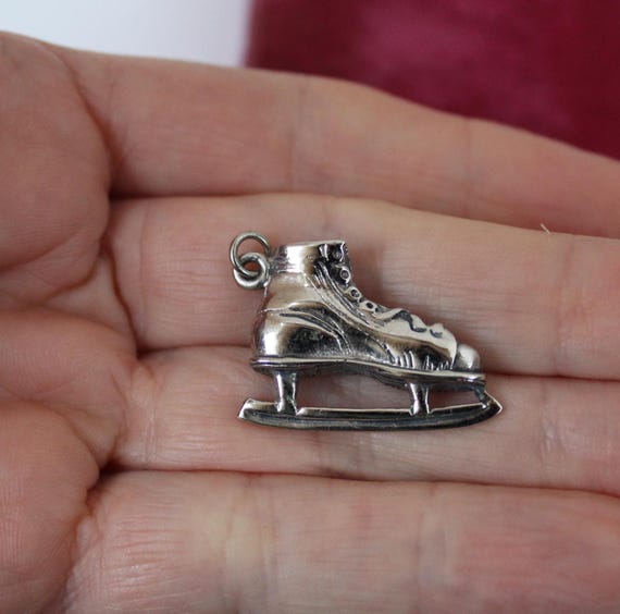 Vintage Older Solid Sterling Silver Detailed Ice … - image 5