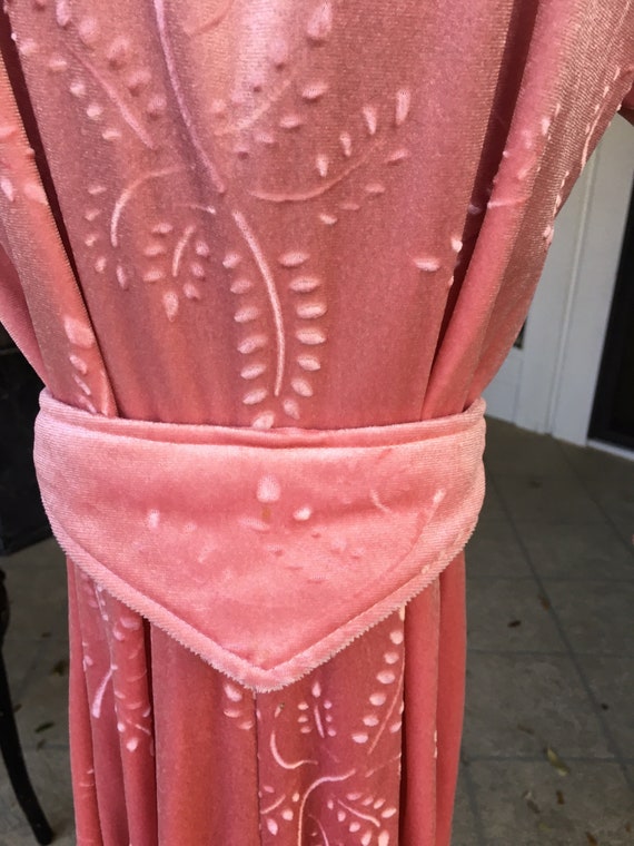 Valentine Velour palazzo jumpsuit