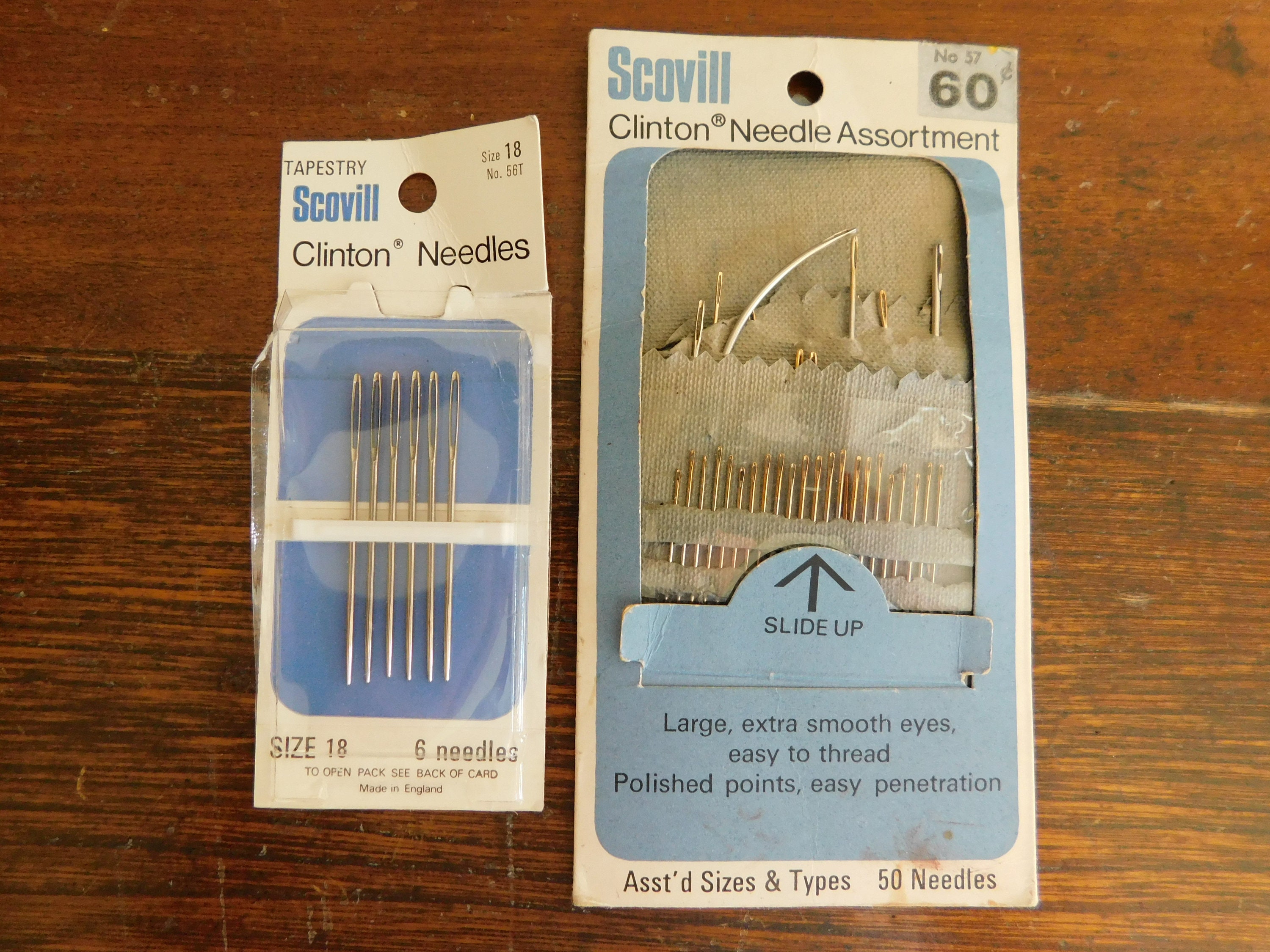 Sewing Needles for Knitters ,large Eye , Size 14 , Darning , Blunt-ended 