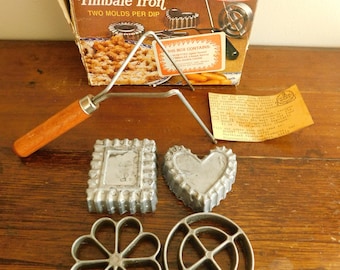 Double Rosette et Timbale en Fer de Nordic Ware
