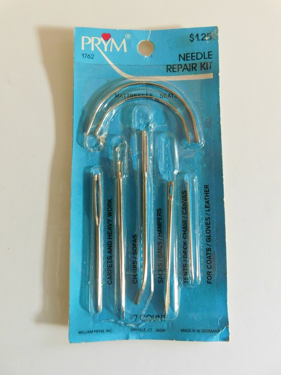 Prym 7 Needle Repair Kit of Curved and Straight for Repairing Etsy