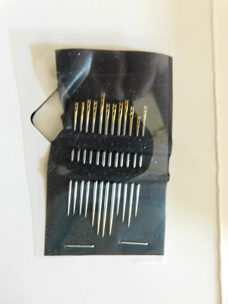 39 Assorted Needles and 12 Hand Needles From White in Original Packages ...