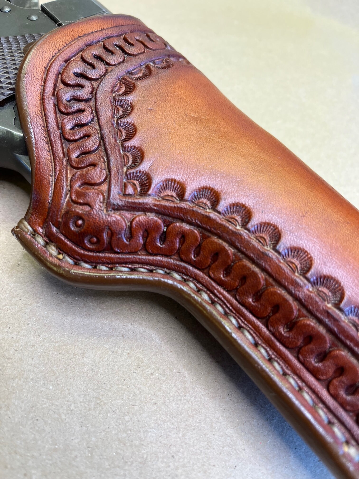 The classic Holster for a Colt 1911 Govt Model..... Traditional OWB ...