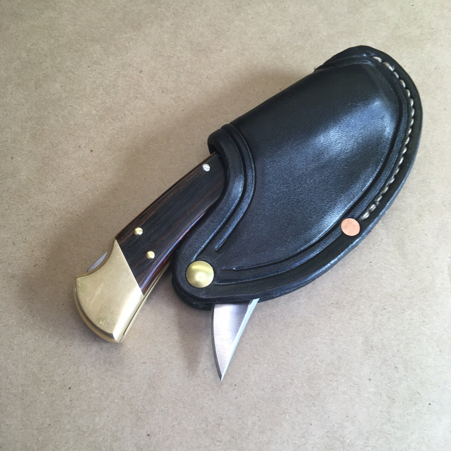 The OneHander Knife Sheath... One Hand Opening... Etsy
