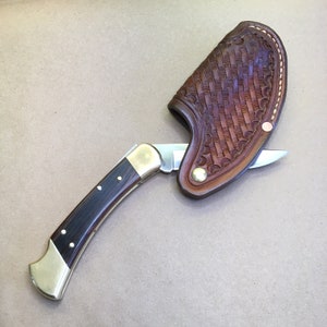 The one-hander Knife Sheath... One Hand Opening... - Etsy