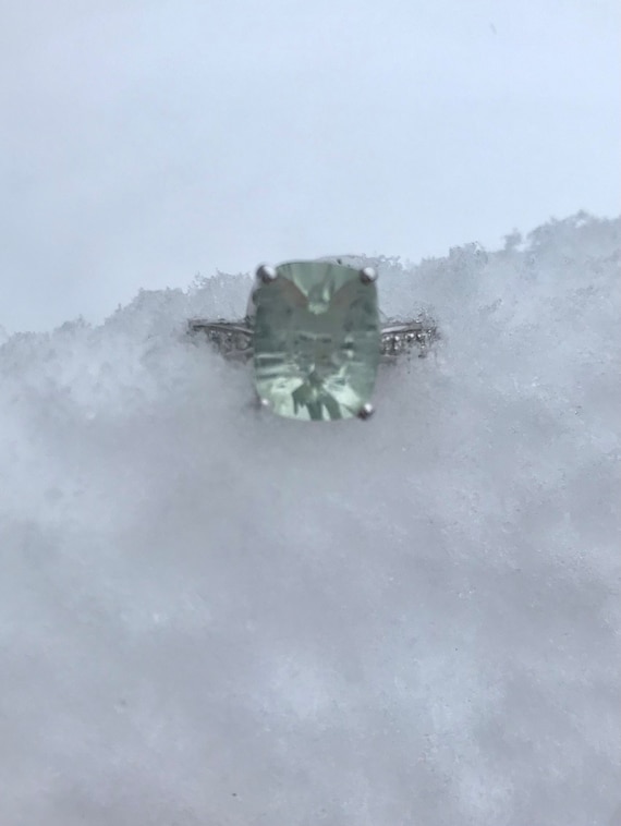 Green Quartz Ring