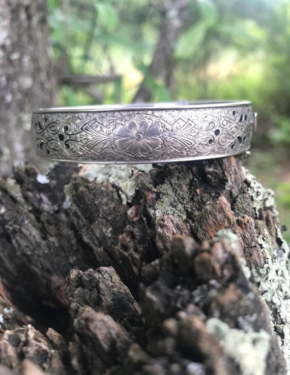 Sterling Hinged Cuff