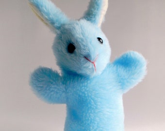 Bunny Rabbit Hand Puppet-10 in. tall and 6 in. wide-Sewing pattern-Instant download -PDF-toy