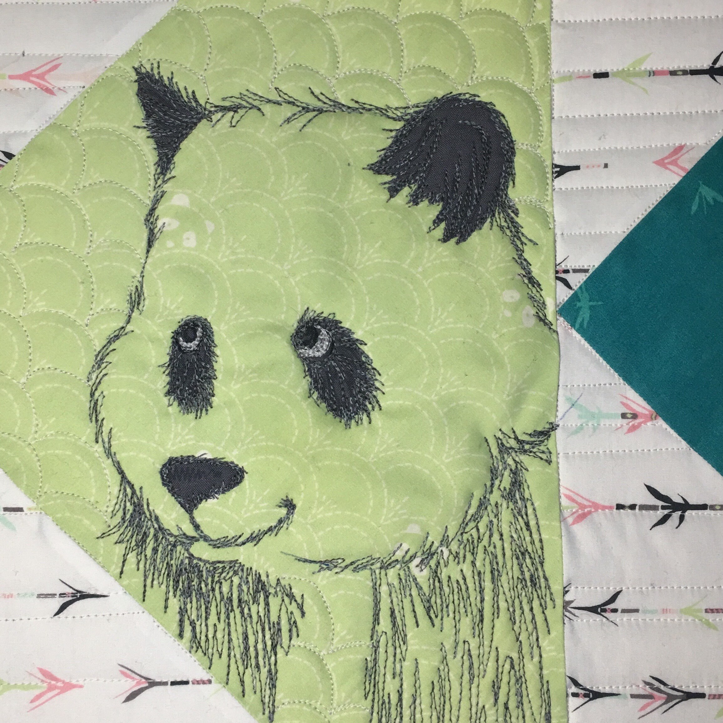 Peeking Panda Baby Quilt Pattern PDF // Baby Panda//Baby Etsy