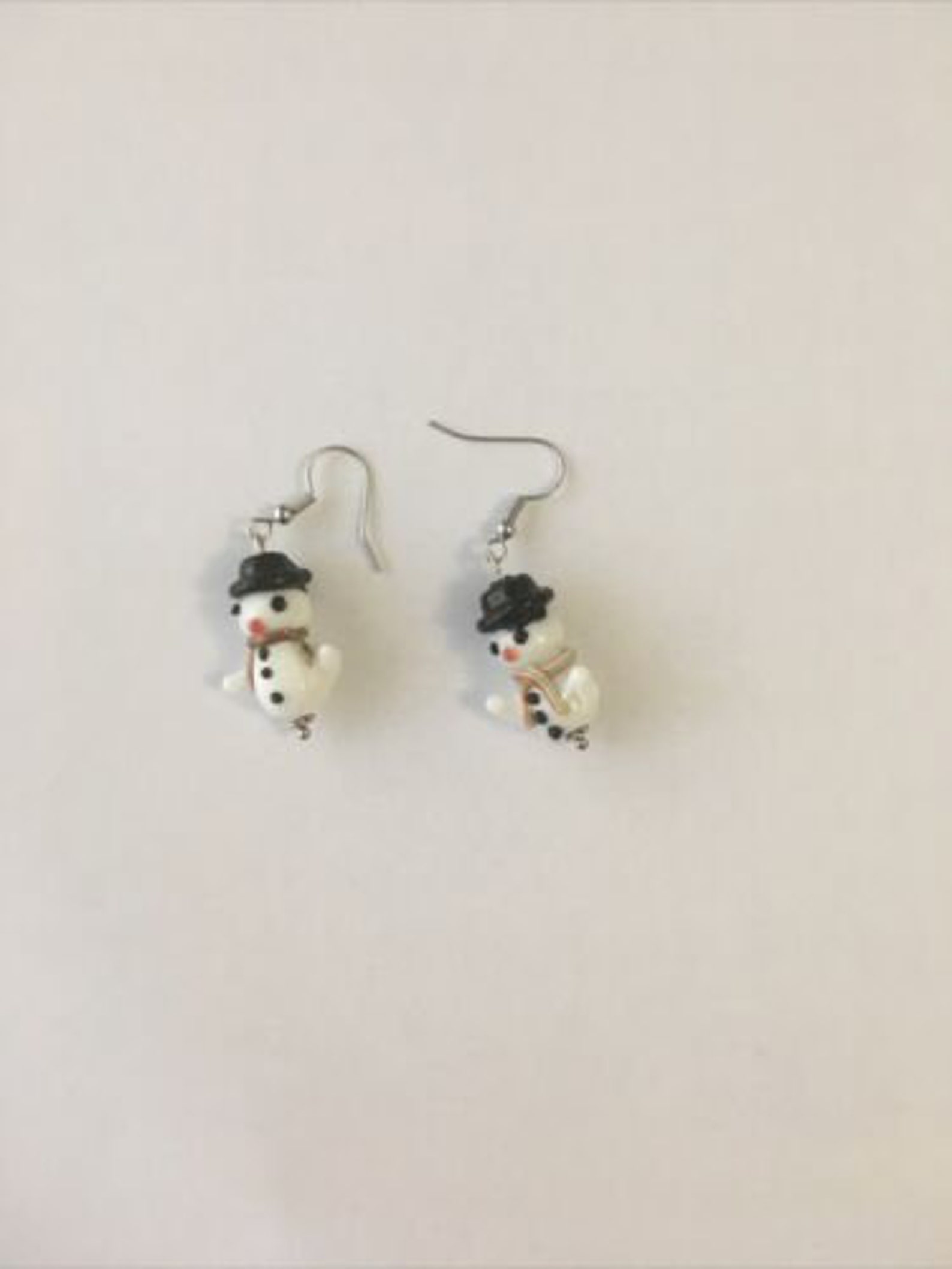 Snowman Earrings Etsy