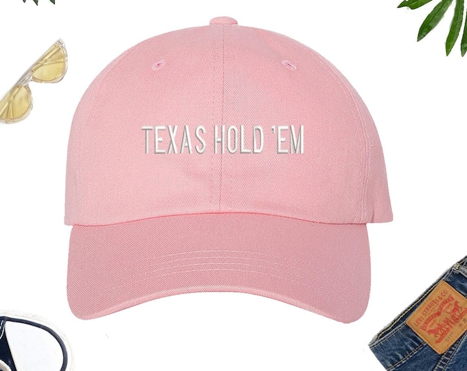 Texas Hold 'Em Baseball Hat Queen Bey baseball cap Texas Hold'em embroidered hat Poker Fashion Country Music Baseball Cap Texas Hold Em Hats