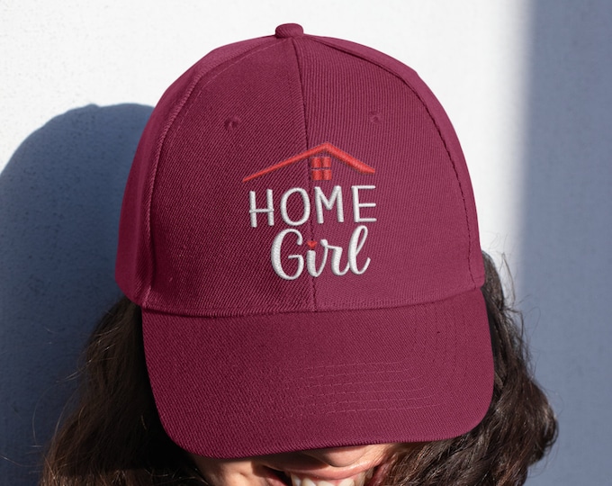 Home Girl Baseball Dad Hat, Home Girl Hat, Embroidered Dad Hat, Dad Hat, Gifts for Her, Home body Hats, Embroidered Baseball Hat, Funny Hats