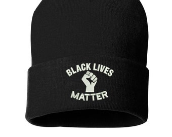 Lives Matter Embroidered Beanie