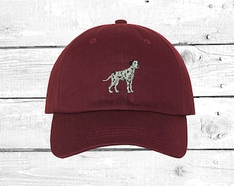 Embroidered Dalmatian Dad Hat, Dog Lover Gift