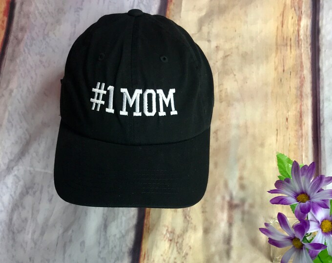 Mothers Day Hat #1 Mom Baseball Hat  Gift for Wife Best Mom Hat Best Mom Hat, Sun Hats for Women Mothers Day Gift, Mom Hat